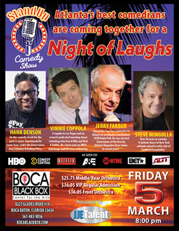 Atlanta's Best in Comedy: A Night of Laughs! @ Boca Black Box