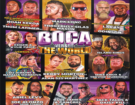 Boca Raton Championship Wrestling & National Wrestling Alliance Presents: Boca Vs. The World @ Boca Black Box