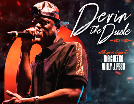 Devin the Dude with Special Guests Big Cheeko & Willy J. Peso @ Lake Park Black Box